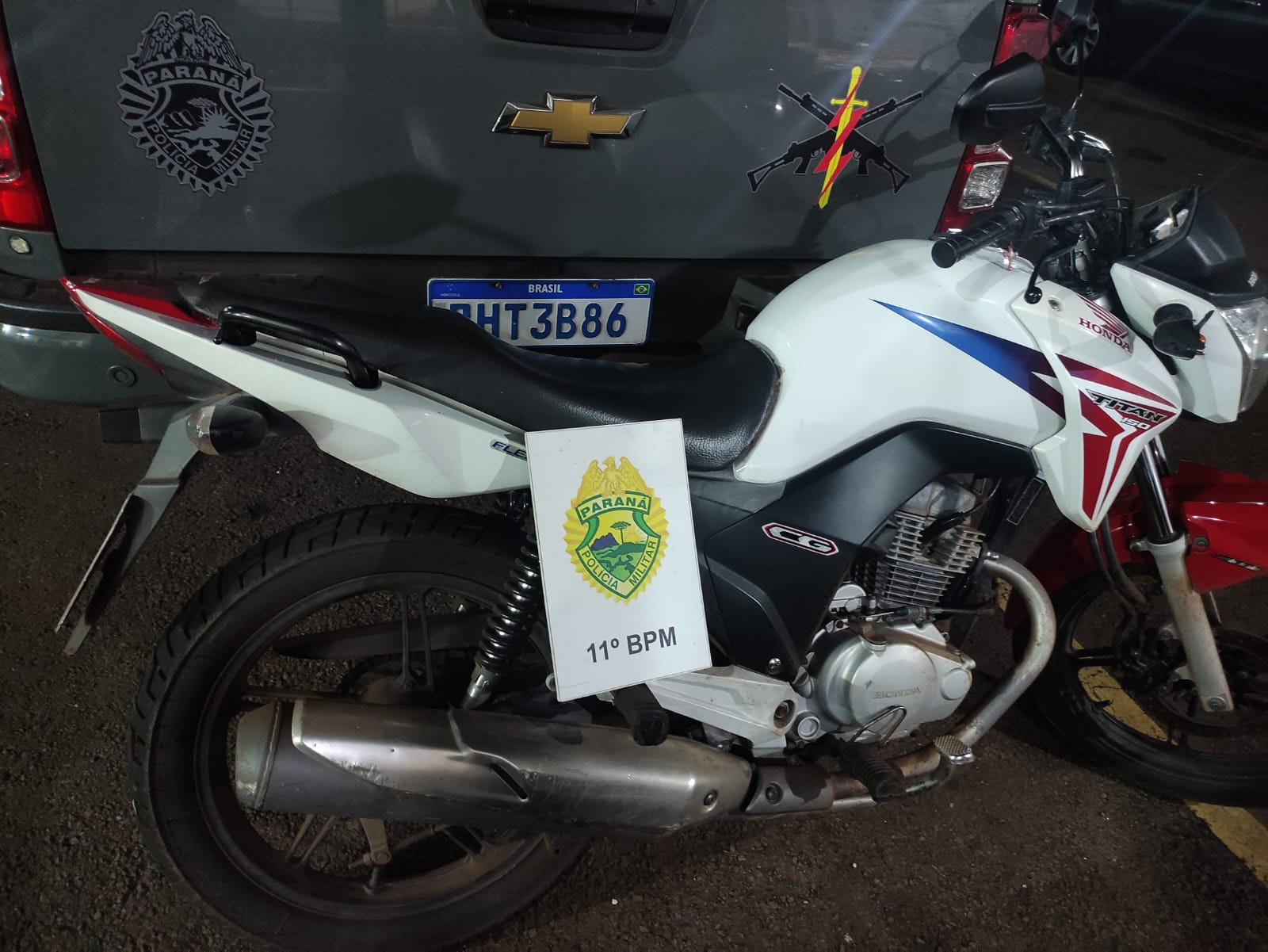 Homem é preso por receptação com moto furtada em Campo Mourão