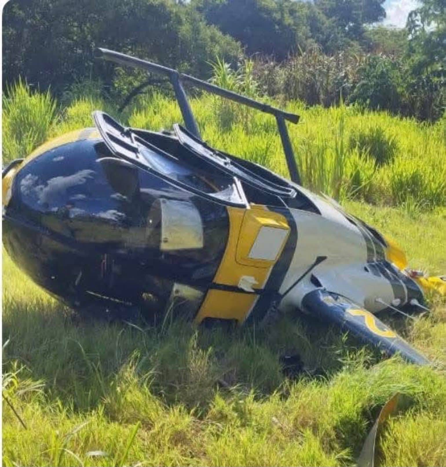 Ação policial termina com queda de helicóptero da PM e apreensão de 3 toneladas de drogas no Paraná