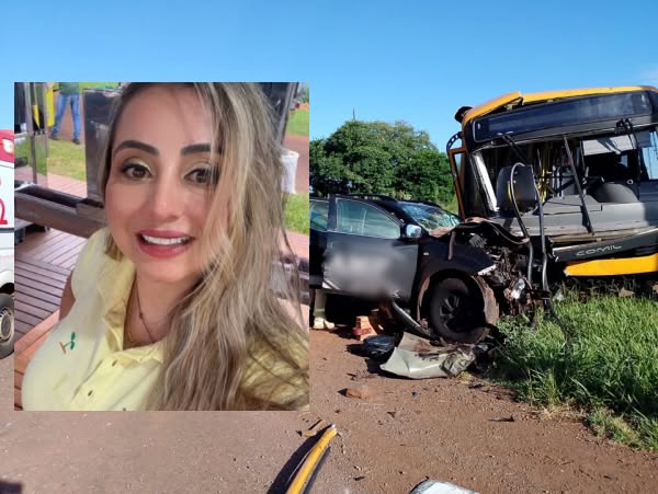 Morre vítima de colisão entre caminhonete e ônibus em Campo Mourão