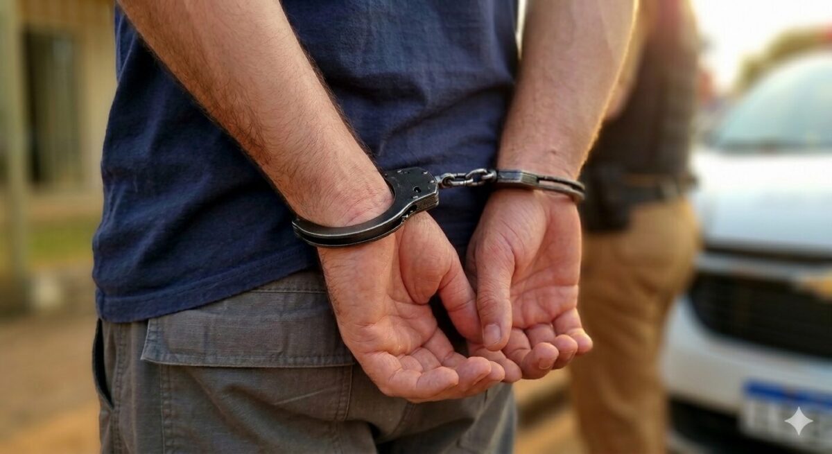 Polícia Militar prende condenado por homicídio no Jardim Santa Nilce II, em Campo Mourão