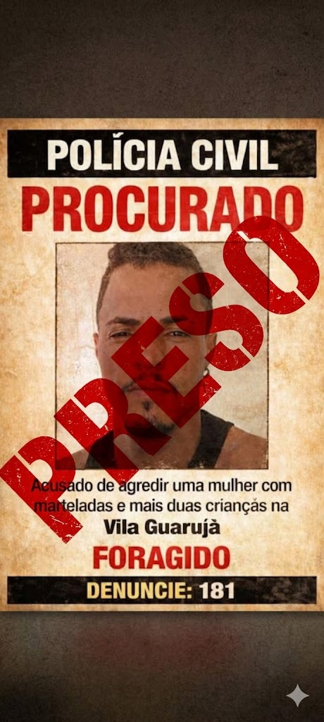 Suspeito de atacar família com faca e martelo foi preso no Mato Grosso do Sul