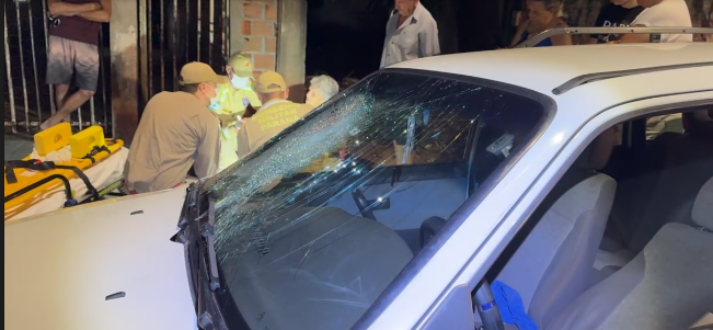 Idosa de 72 anos fica ferida após ser atropelada na Avenida das Torres, em Campo Mourão