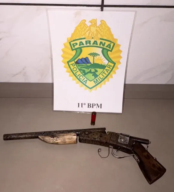 PM prende homem por posse de arma e ameaças em Roncador