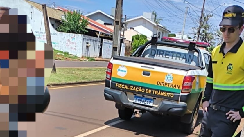 Fiscalização apreende motocicleta com mais de R$ 10 mil em multas em Campo Mourão