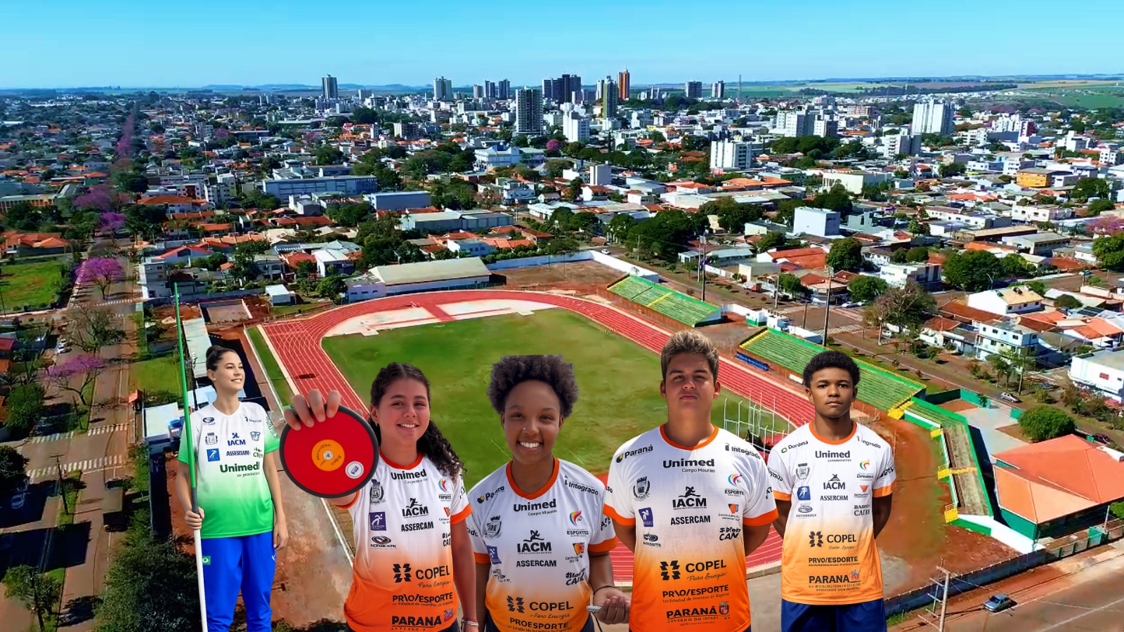 Campo Mourão terá 5 atletas e um treinador na Seleção Brasileira de Atletismo