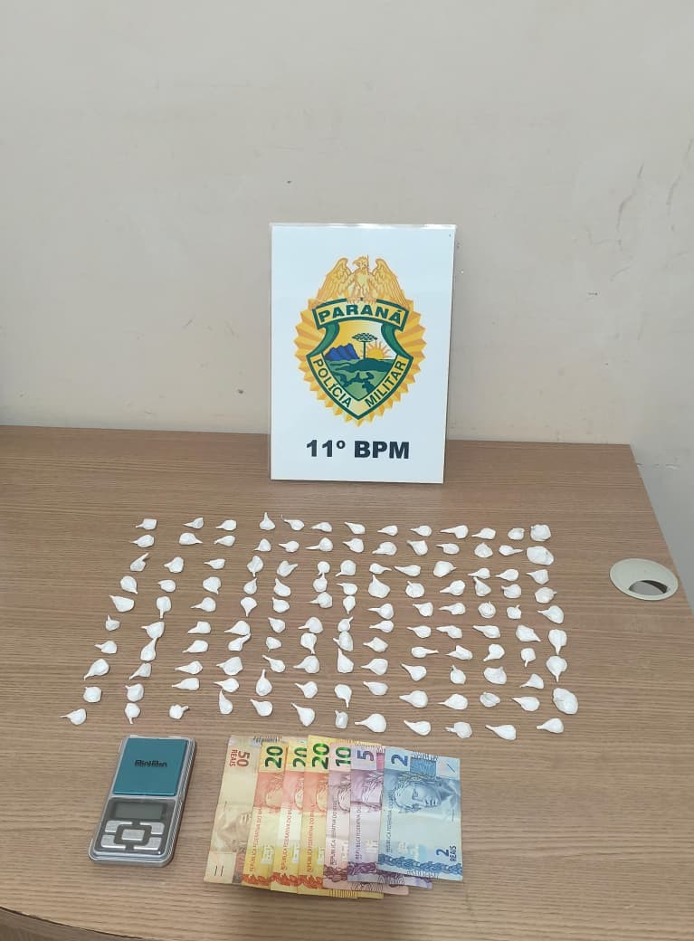 Eficiência Policial: 11º BPM retira grandes quantidades de cocaína de circulação em Campo Mourão