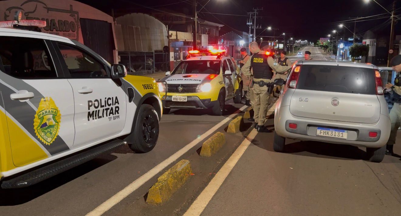 Fuga termina com prisão após perseguição em Campo Mourão
