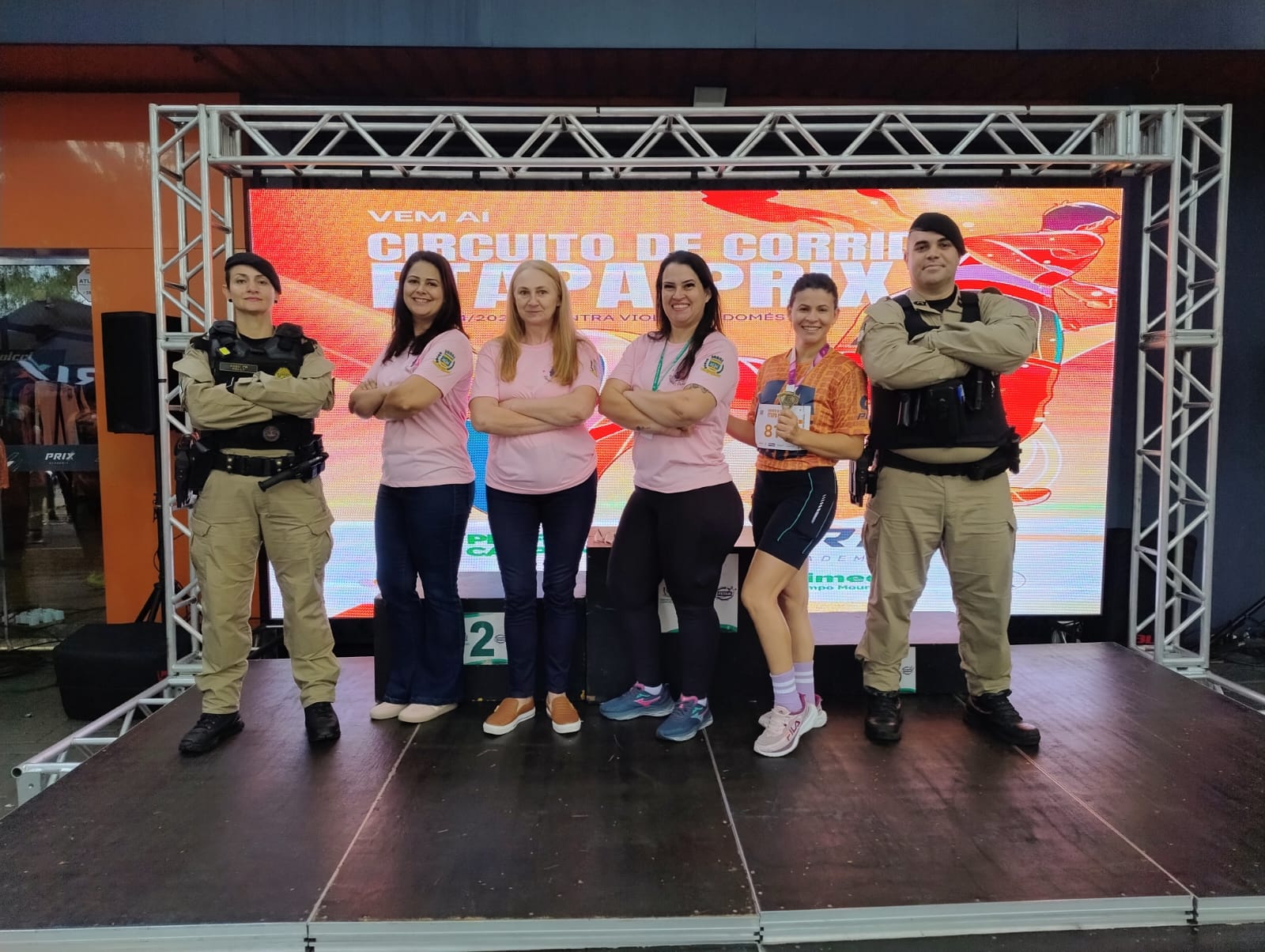 Correr salva vidas e denunciar também”: Patrulha Maria da Penha e CRAM mobilizam comunidade em Campo Mourão