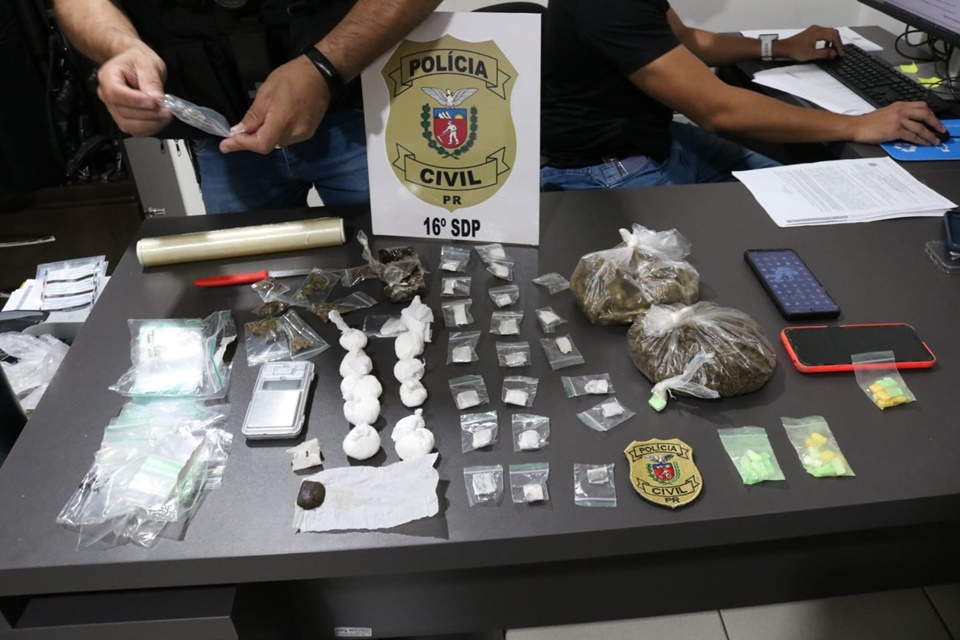 Polícia Civil fecha ponto de distribuição de drogas no Fortunato Perdoncini