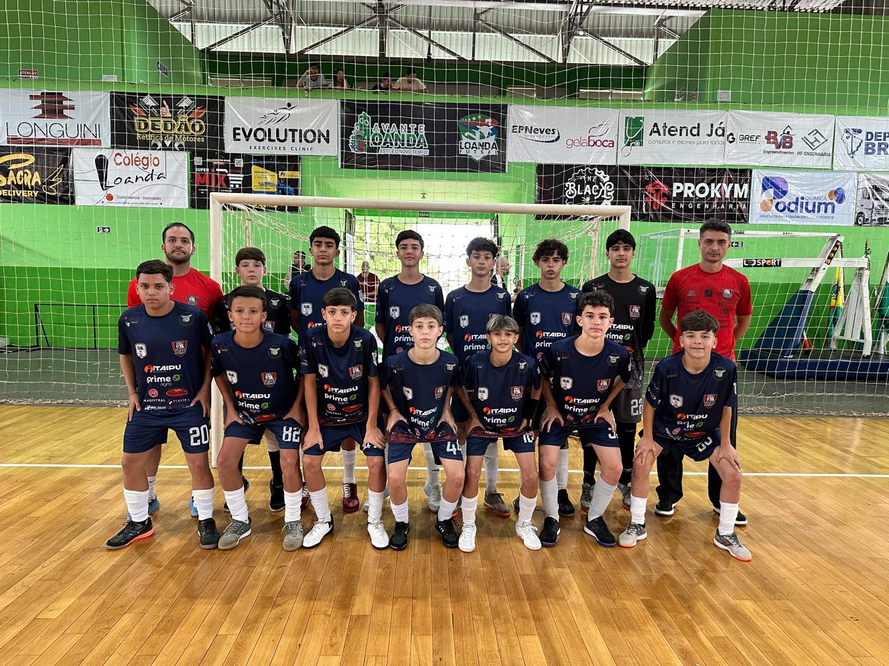 Campo Mourão Futsal/Unidade Polo mantém 100% de aproveitamento no Paranaense Sub-14
