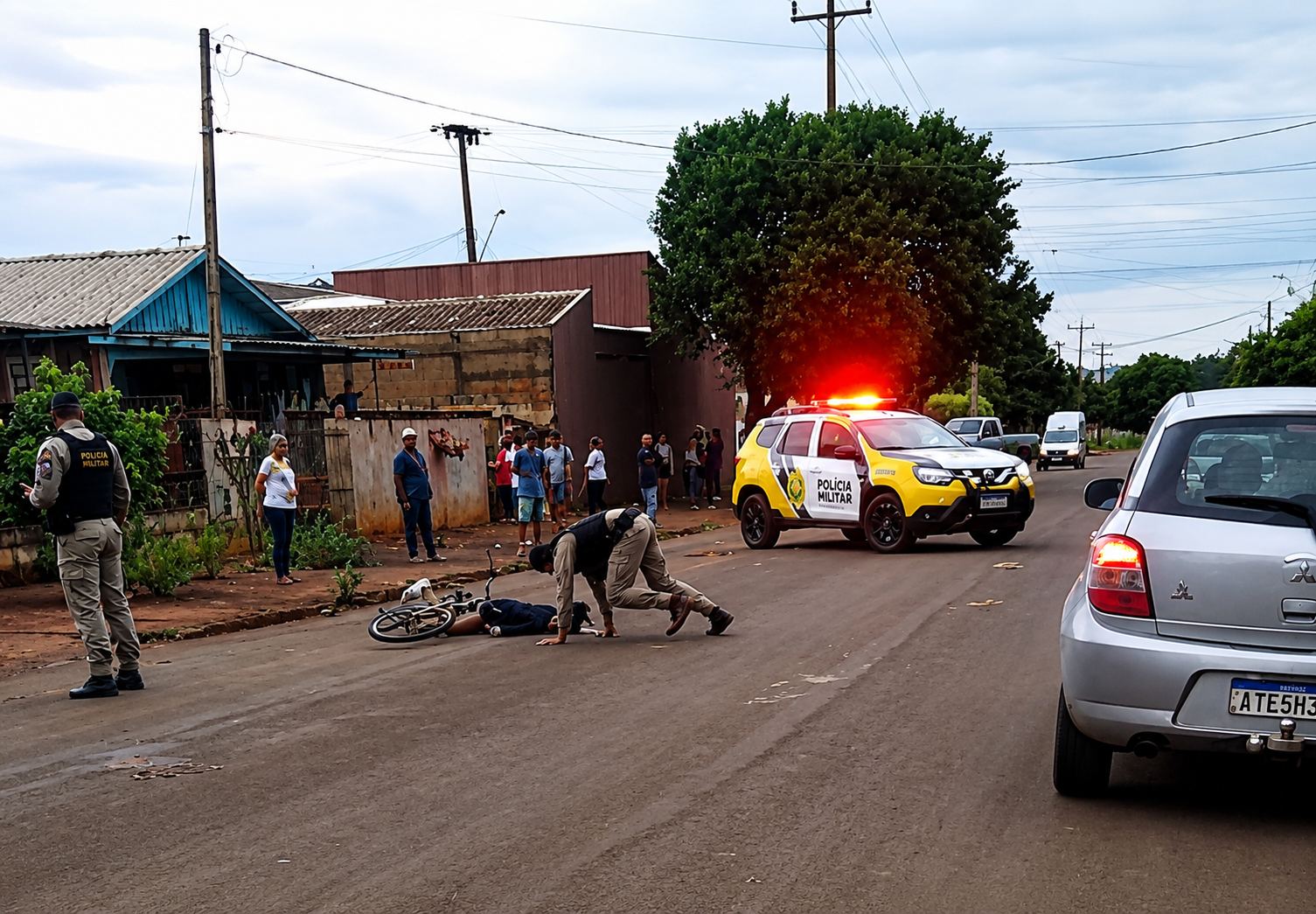Um possível caso de feminicídio mobiliza as forças de segurança na cidade de Peabiru.