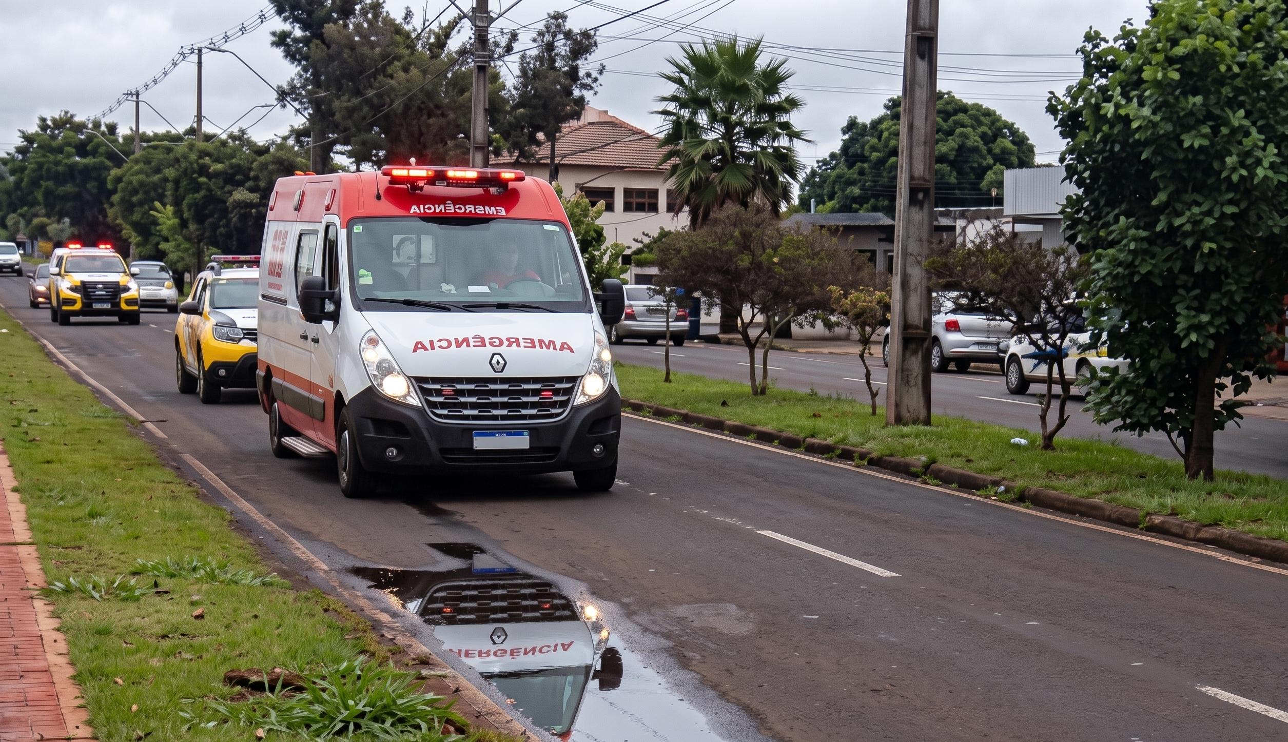 EFICIÊNCIA: PM E SAMU AGEM RÁPIDO E CONTÊM HOMEM EM SURTO EM CAMPO