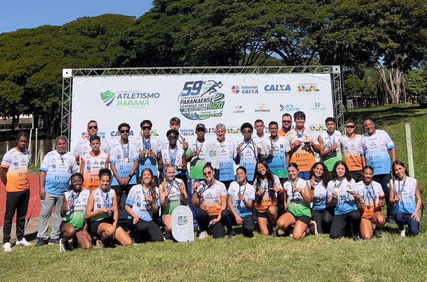Atletismo de Campo Mourão conquista título geral do Campeonato Paranaense Sub-20