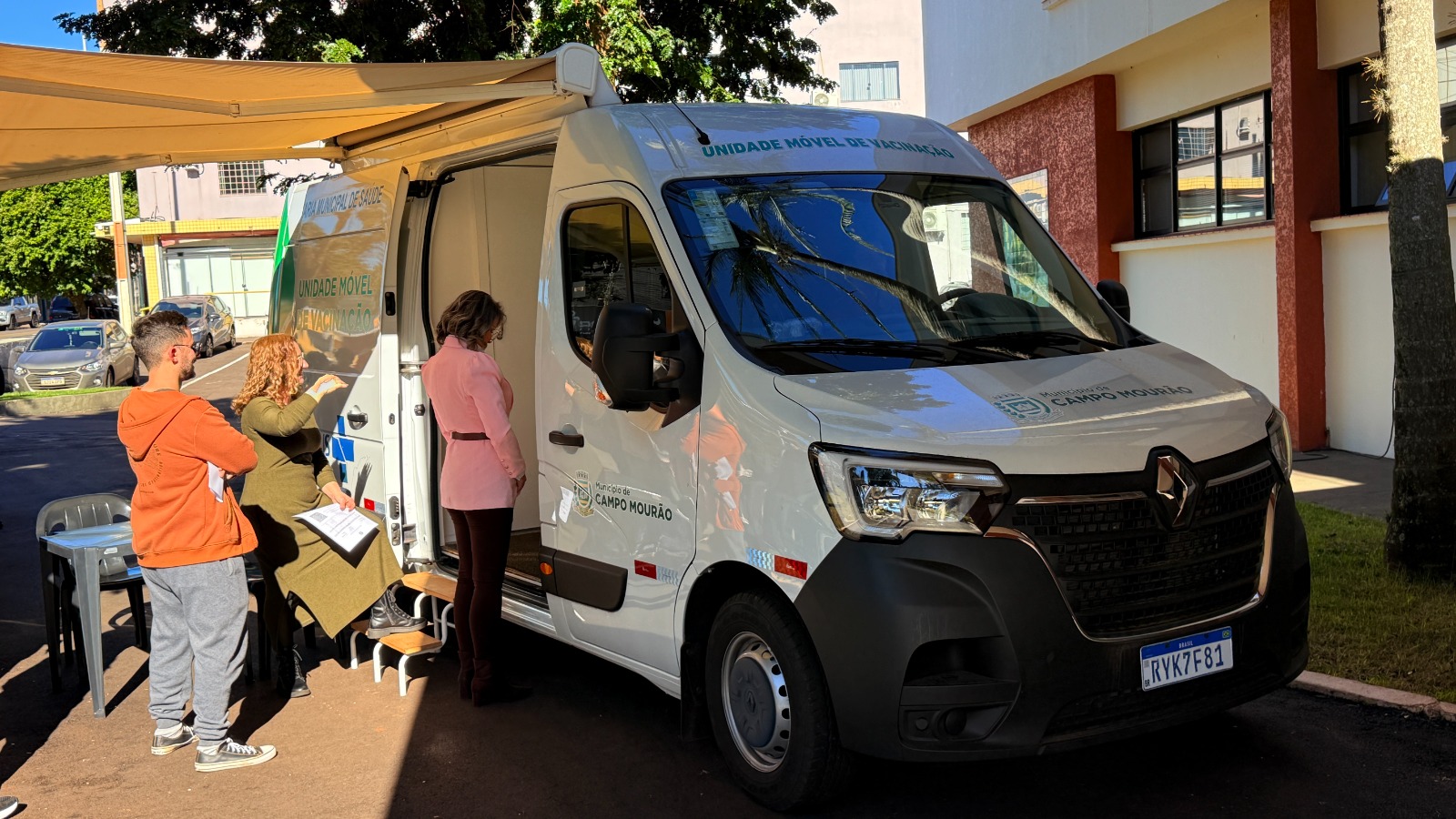 Unidade Móvel de Vacinação leva imunização contra a gripe à Casa do Empreendedor nesta quarta-feira