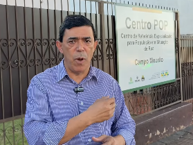 Vereador denuncia falta de segurança no Centro POP de Campo Mourão e cobra providências