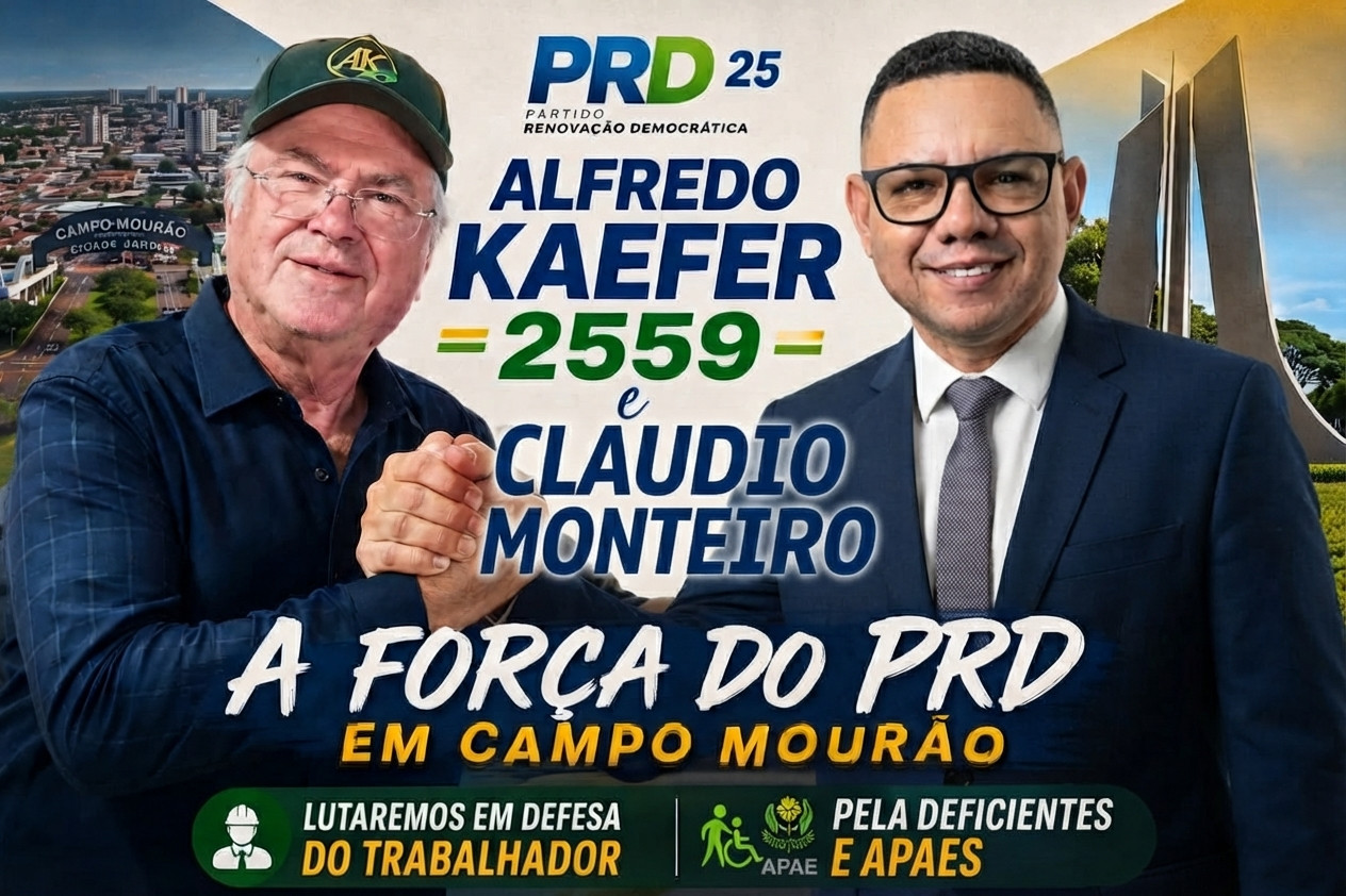 Patrulha 190 anuncia apoio político de Claudio Monteiro a Alfredo Kaefer em Campo Mourão