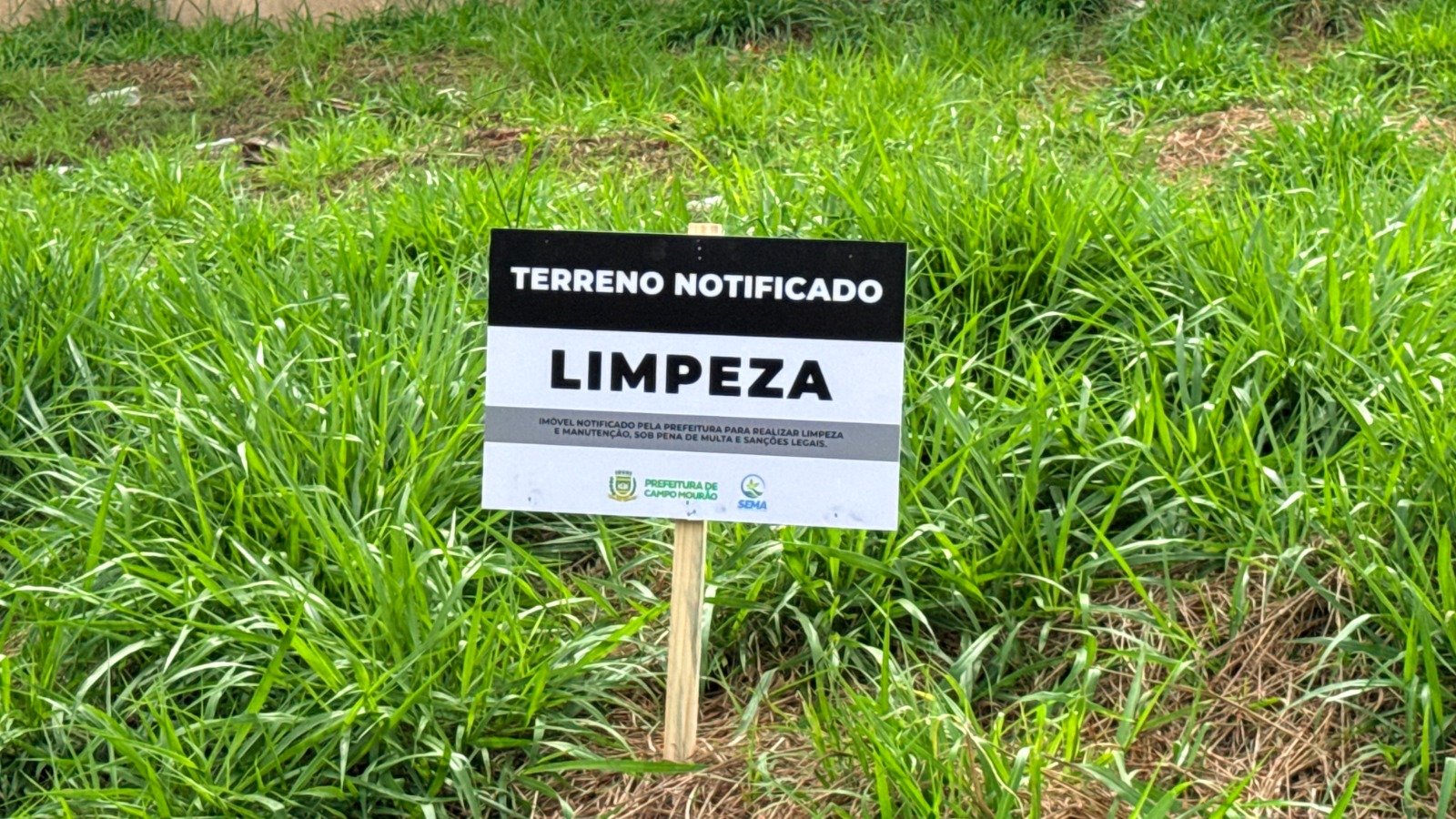 Prefeitura elabora cronograma de notificações para limpeza de terrenos baldios
