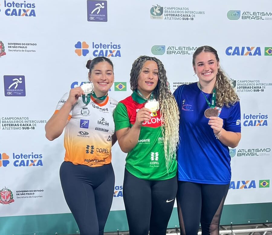 Atletismo de Campo Mourão conquista seis medalhas e termina Brasileiro Sub-18 em 4º lugar