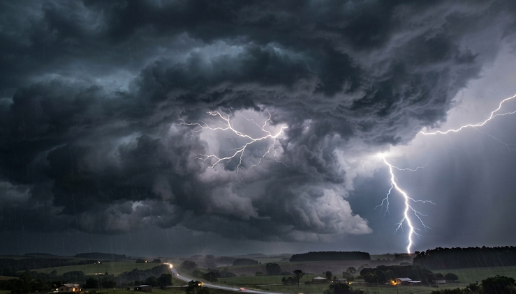 Alerta Máximo: Paraná enfrenta risco de temporais severos, ventos acima de 100 km/h e chuvas de até 200 mm
