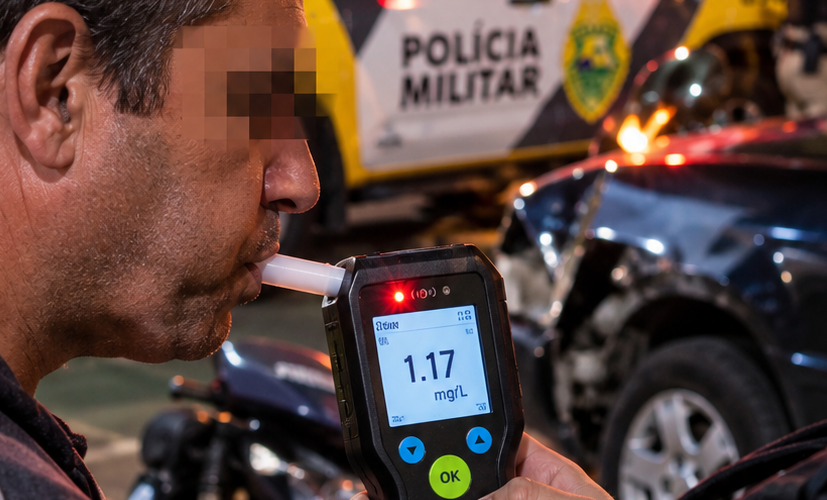 Dois motoristas são presos por embriaguez ao volante em Campo Mourão