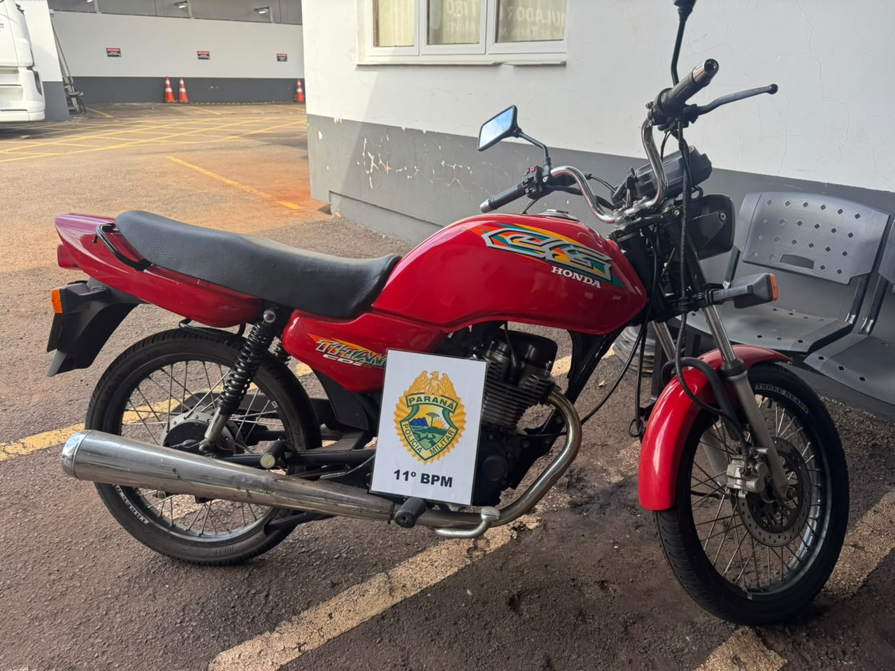 MOTOR DE MOTOCICLETA FURTADO É DESCOBERTO EM ABORDAGEM E HOMEM ACABA PRESO EM CAMPO MOURÃO