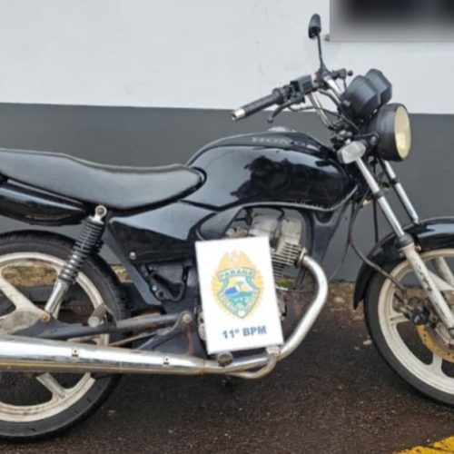 Polícia prende jovem com motocicleta com chassi adulterado em Campo Mourão