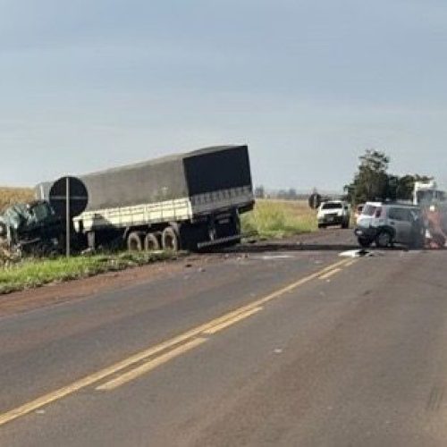 Acidente grave BR-369, próximo a Juranda