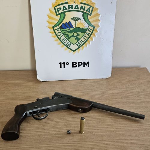 Prisão e Apreensão de Arma de Fogo em Campo Mourão