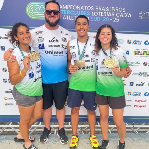 Atletismo mourãoense conquista três medalhas no Campeonato Brasileiro Sub-20 em Recife
