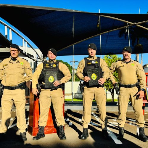 11º BPM homenageia Sargento Willian como Policial Destaque do Mês em Campo Mourão