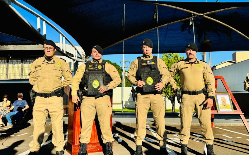 11º BPM homenageia Sargento Willian como Policial Destaque do Mês em Campo Mourão