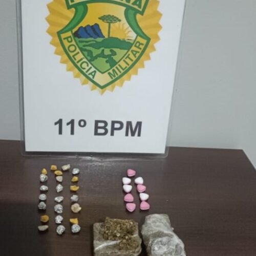 PM de Peabiru prende homem por tráfico e agressão contra o próprio pai