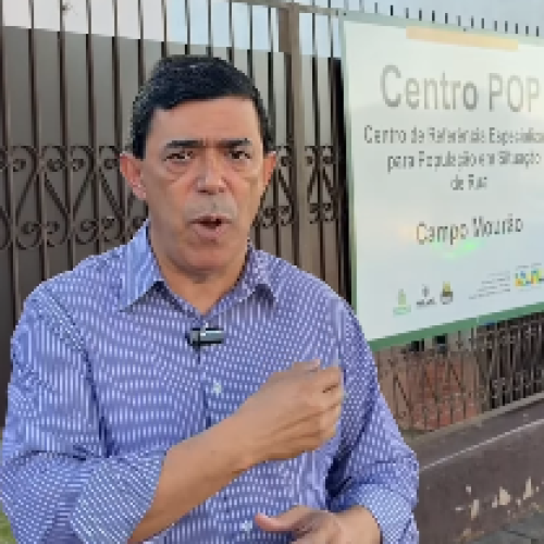 Vereador denuncia falta de segurança no Centro POP de Campo Mourão e cobra providências