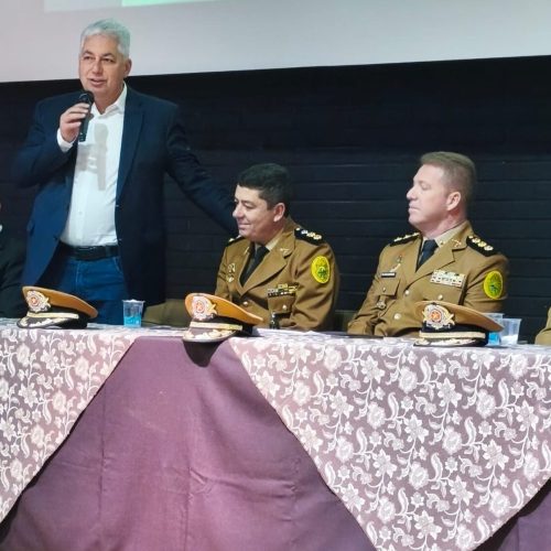 Prefeito Douglas Fabrício participa de cerimônia de troca de comando do 11º BPM de Campo Mourão