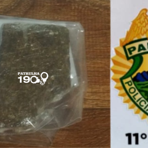 Jovem é flagrado com maconha em Engenheiro Beltrão