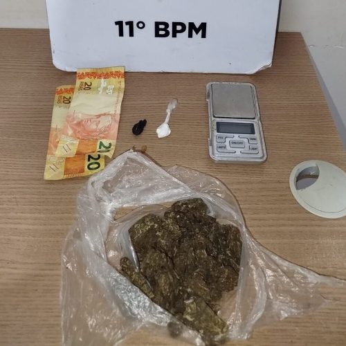 PM Prende Suspeitos de Tráfico de Drogas no Jardim Tomasi