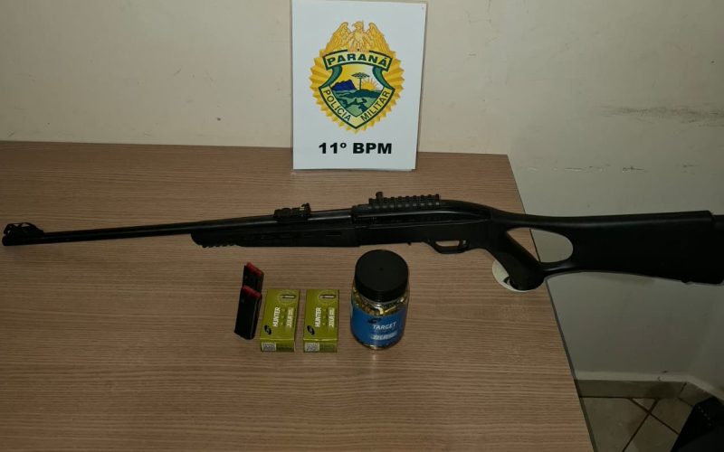 Mulher é atingida por tiro na cabeça em propriedade rural de Farol; PM apreende rifle