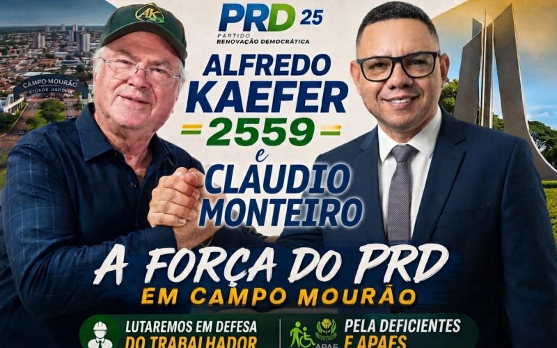 Patrulha 190 anuncia apoio político de Claudio Monteiro a Alfredo Kaefer em Campo Mourão