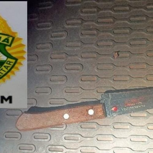 Mulher agride com companheiro com golpe de faca no Jardim Aeroporto