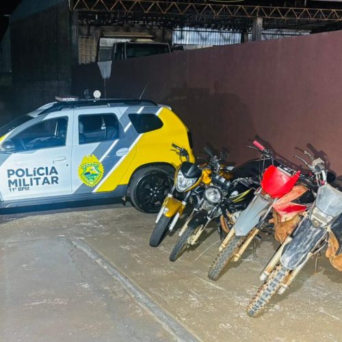 Polícia Militar intensifica fiscalização e apreende motocicletas com escapamento irregular em Fênix