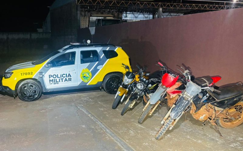 Polícia Militar intensifica fiscalização e apreende motocicletas com escapamento irregular em Fênix