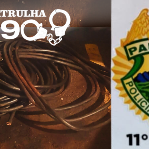 Polícia prende trio por furto de cabos de cobre em Campo Mourão