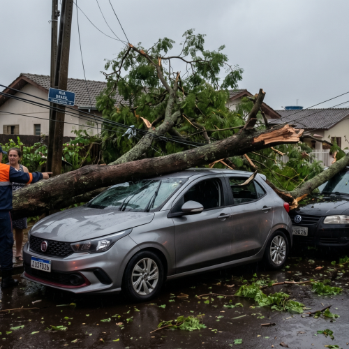 ALERTA: Campo Mourão entra em zona de risco alto para tempestades severas nesta quarta-feira