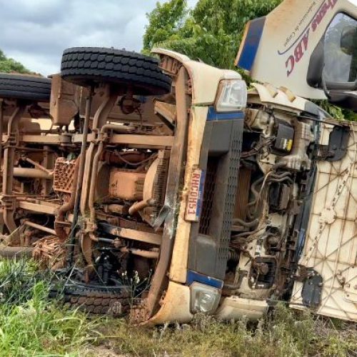 Acidente na BR-549 Deixa Motorista Ferido Gravemente; Vítima foi Transferida para Maringá