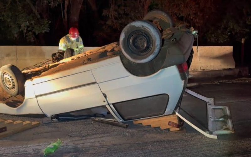 Acidente na Ponte da Usina Mourão Deixa Jovem Ferido
