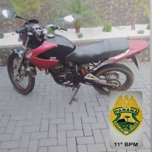Motocicleta com Motor Adulterado é Apreendida em Peabiru