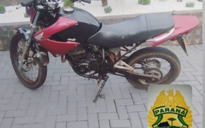 Motocicleta com Motor Adulterado é Apreendida em Peabiru