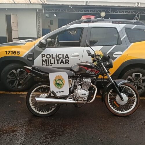 Homem é detido com motocicleta adulterada no Jardim Cidade Nova