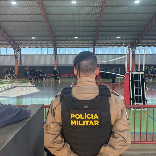 Polícia Militar garante segurança durante os Jogos Escolares em Engenheiro Beltrão