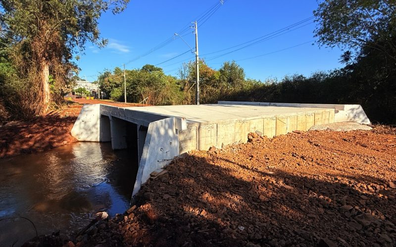 Prefeitura de Campo Mourão avança na construção da nova ponte que liga o Jardim Gutierrez aos Jardins Botânico e Araucária